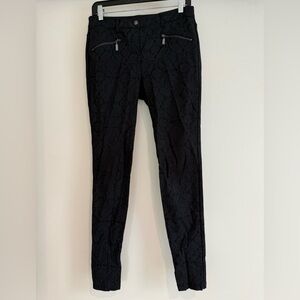 W by Worth Black Lace Print Skinny Jeans